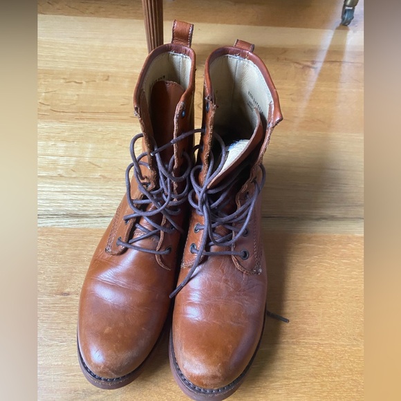 Frye Veronica Combat Lace-Up Boots, 8.5 - Picture 2 of 5